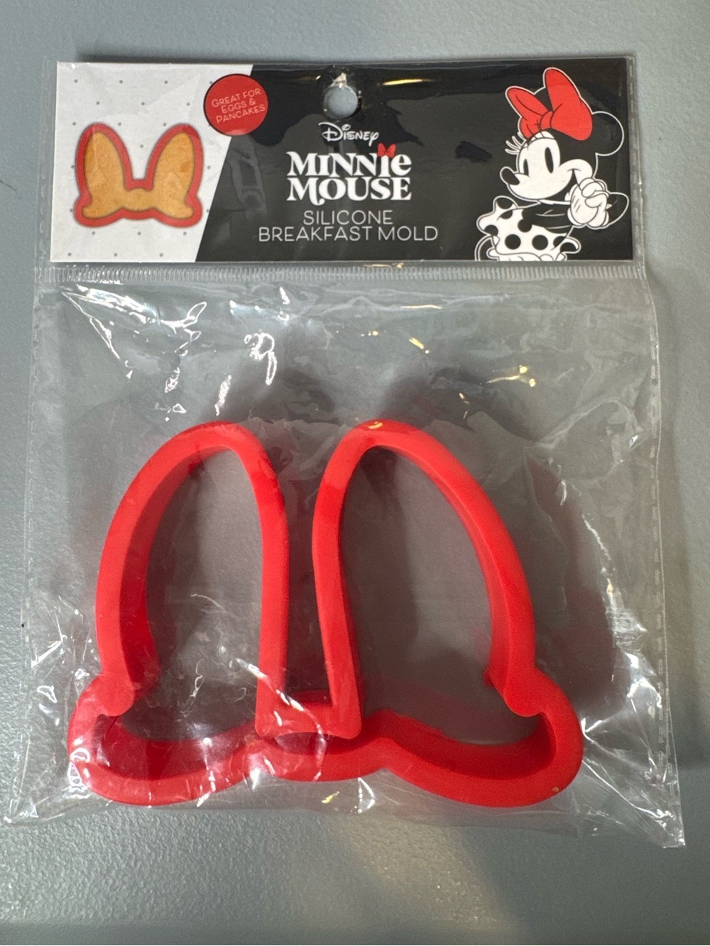 Disney Minnie Mouse bow shape Red Silicone Breakfast Mold breakfast food gadget